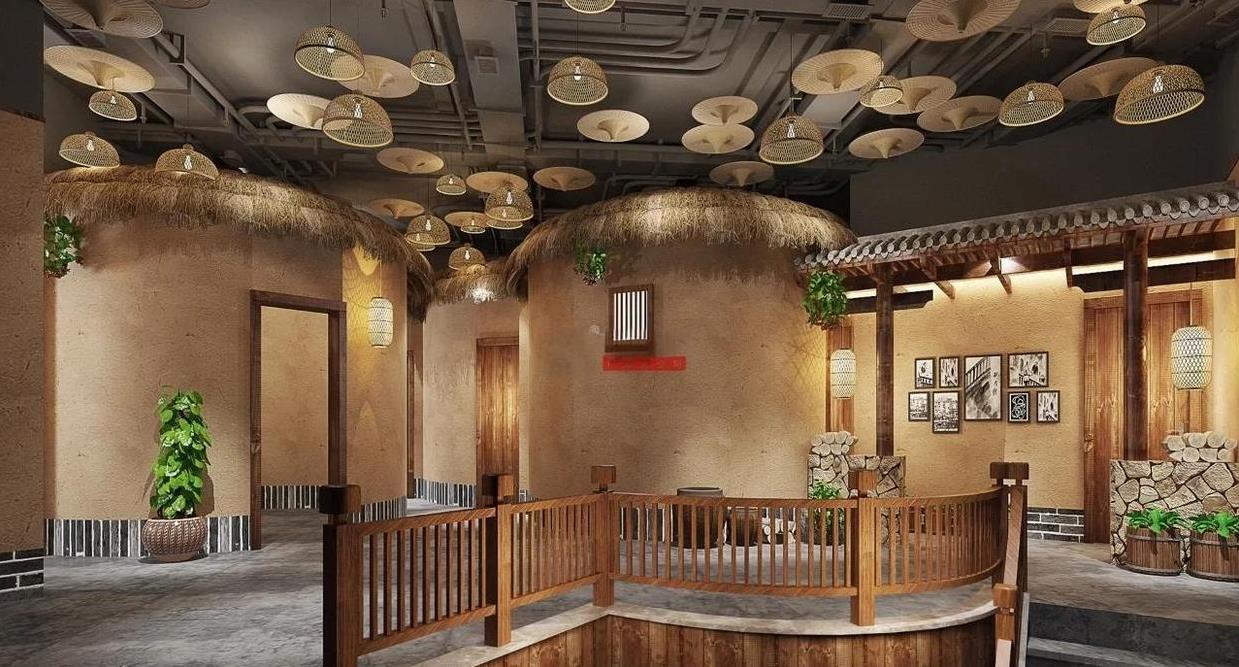 廣州餐飲店復古裝修效果圖